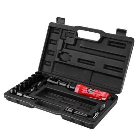 Трещотка пневматическая DEKO DKPT03 SET 3, 018-1103, в чемодане с набором 15 предметов купить в Ханты-Мансийске