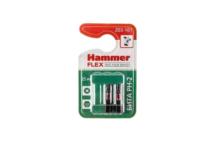 Бита HAMMER PH2 25мм (2шт) купить в Ханты-Мансийске