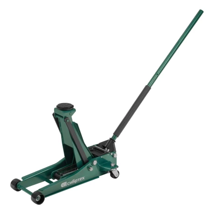 Домкрат гидравлический подкатной, 3,5 т, 95-520 мм, быстрый подъем, низкий подхват, проф.// Сибртех 50851 купить в Ханты-Мансийске