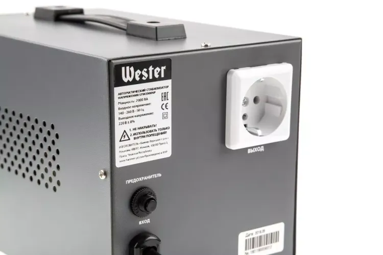 Стабилизатор напряжения WESTER STW2000NP купить в Ханты-Мансийске