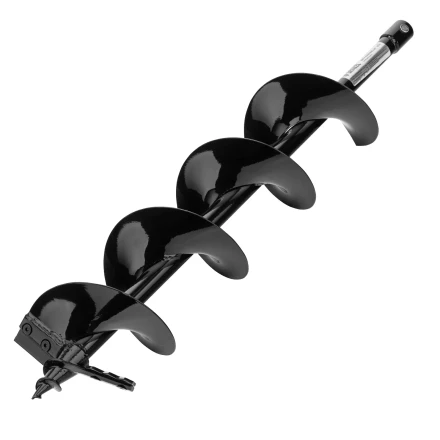 Шнек для грунта ER-150, диаметр 150 мм, длина 800 мм,соединение 20 мм, съемный нож Denzel 56007 купить в Ханты-Мансийске