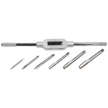 Набор ЗУБР &quot;МАСТЕР&quot; с металлореж. инструментом, метчики однопроходные М4-М12, метчикодержатель - на карточке, 7предметов 28126-H7 купить в Ханты-Мансийске