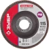 Круг шлифовальный ЗУБР "МАСТЕР" лепестковый торцевой, зерно-электрокорунд нормальный, тип КЛТ 1, P60, 115х22,2мм 36593-115-60 купить в Ханты-Мансийске