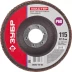 Круг шлифовальный ЗУБР "МАСТЕР" лепестковый торцевой, зерно-электрокорунд нормальный, тип КЛТ 1, P60, 115х22,2мм 36593-115-60 купить в Ханты-Мансийске