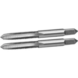 Комплект метчиков ЗУБР "МАСТЕР" ручных для нарезания метрической резьбы, М5 x 0,8, 2шт 4-28006-05-0.8-H2