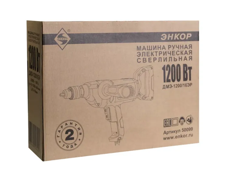 Дрель-миксер ДМЭ-1200/16ЭР Энкор 50099 купить в Ханты-Мансийске