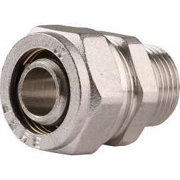 Соединитель ЗУБР с наружной резьбой, цанга-штуцер, 3/4"х20х2,0 мм, никель 51401-20-3/4