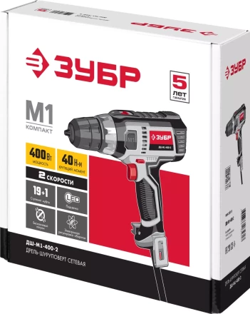 Дрель-шуруповерт сетевая ДШ-М1-400-2 серия МАСТЕР купить в Ханты-Мансийске