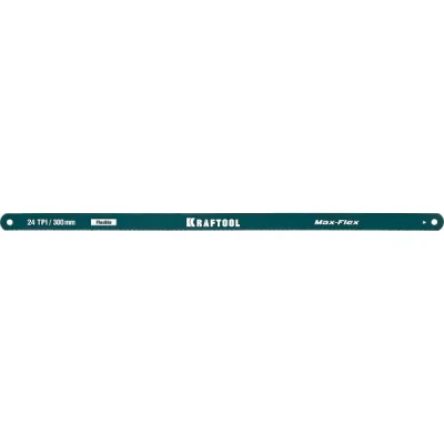 Полотно гибкое Max Flex, KRAFTOOL 15941-24-S2, безопасное, с волнообразной разводкой, 24 TPI, 2шт, 300мм 15941-24-S2