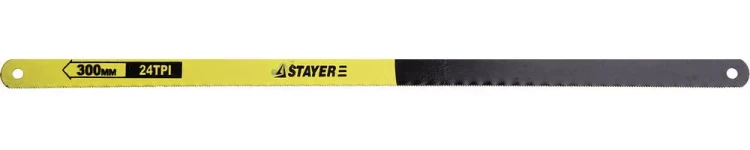 Полотно STAYER "STANDARD" для ножовки по металлу, 24TPI(1мм), 300мм, 10шт 1588-S10 купить в Ханты-Мансийске