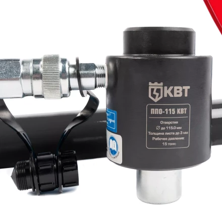 Пресс гидравлический помповый КВТ ПГПО-115 для пробивки отверстий в стальных листах (88211) купить в Ханты-Мансийске