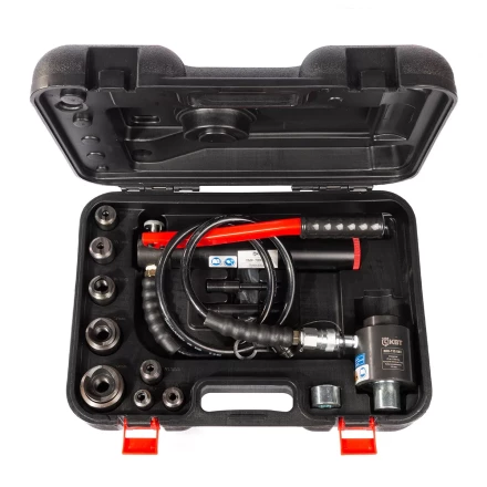 Пресс гидравлический помповый КВТ ПГПО-115 для пробивки отверстий в стальных листах (88211) купить в Ханты-Мансийске