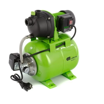 Насосная станция НС650-П, 650 Вт, напор 37 м, 3200 л/ч, ресивер 19 л Сибртех 97247 купить в Ханты-Мансийске