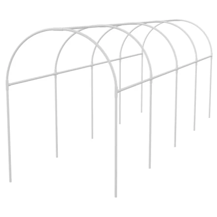 Каркас парника пластиковый 5х1,1х1,2м дуга d 20 мм белый PALISAD 63902 купить в Ханты-Мансийске