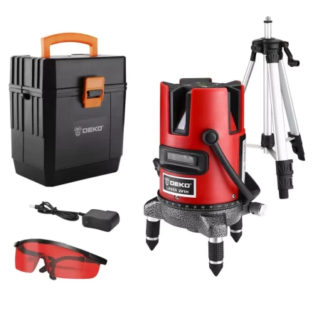 Уровень лазерный DEKO DKLL03RB SET 4, 065-0290 купить в Ханты-Мансийске