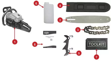 Бензопила Elitech БП 52/20 купить в Ханты-Мансийске