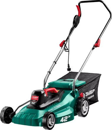 ЗУБР 2000 Вт, ш/с 42 см, сетевая газонокосилка (ГСЦ-42-2000) купить в Ханты-Мансийске