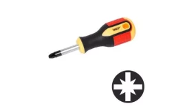 Отвертка крестовая РH№2х 38мм,трехкомп.рук 1/12/120 19674