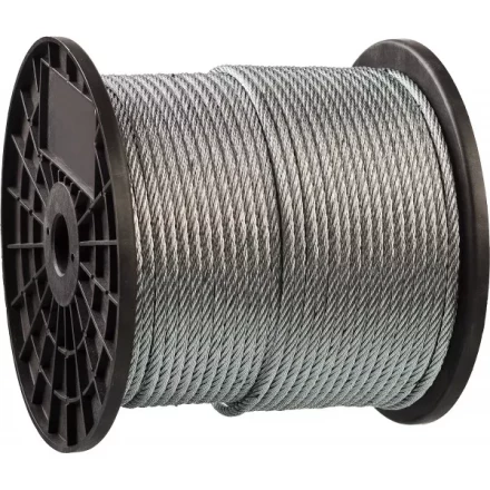 Трос стальной ЗУБР &quot;ПРОФЕССИОНАЛ&quot;, оцинкованный, DIN 3055, d=4 мм, L=200 м 4-304110-04 купить в Ханты-Мансийске