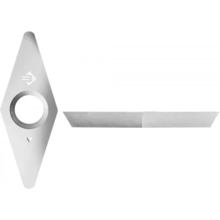 Резец ЗУБР "ЭКСПЕРТ"сменный твердосплавный для набора 18371-H3 тип "Ромб" 27х10мм, 2рабочие грани 18372 купить в Ханты-Мансийске