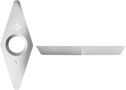 Резец ЗУБР "ЭКСПЕРТ"сменный твердосплавный для набора 18371-H3 тип "Ромб" 27х10мм, 2рабочие грани 18372 купить в Ханты-Мансийске
