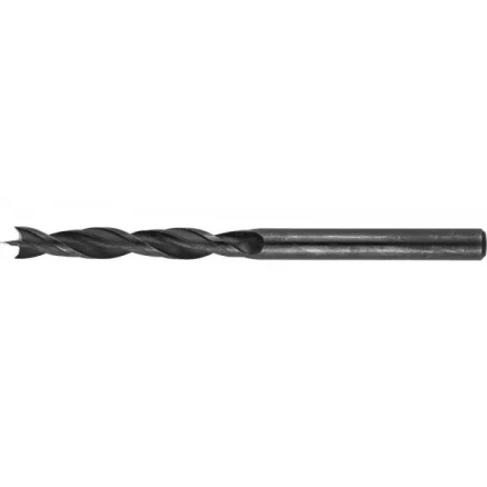 ЗУБР. Сверло спиральное по дереву с М-образной заточкой, сталь 65Г, 5х85мм 29421-085-05 купить в Ханты-Мансийске