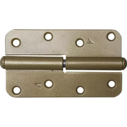 Петля накладная стальная "ПН-110", цвет золотой металлик, левая, 110мм 37653-110L купить в Ханты-Мансийске