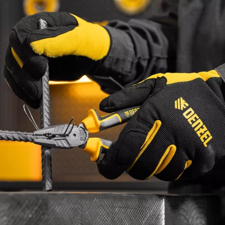 Плоскогубцы комбинированные 180 мм Denzel 17081, трехкомпонентные рукоятки купить в Ханты-Мансийске