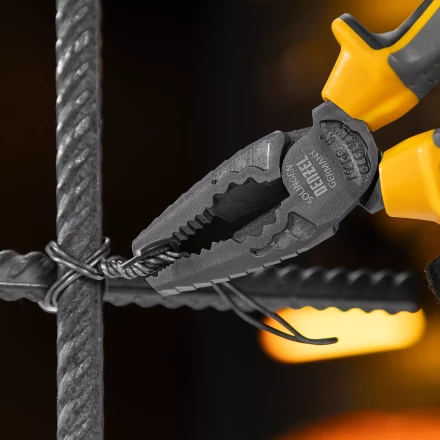 Плоскогубцы комбинированные 180 мм Denzel 17081, трехкомпонентные рукоятки купить в Ханты-Мансийске