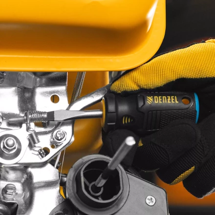 Отвертка, SL6x38 мм, S2, 3к рукоятка Denzel 122017 купить в Ханты-Мансийске