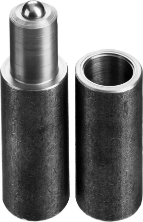 Петля СИБИН для металлических дверей, галтованная, цилиндрической формы, с впрессованным шариком, 28х120мм 37617-120-28 купить в Ханты-Мансийске