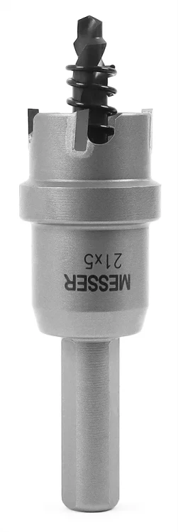 ТСТ коронка MESSER 21X5 с центрирующим сверлом и толкающей пружиной купить в Ханты-Мансийске