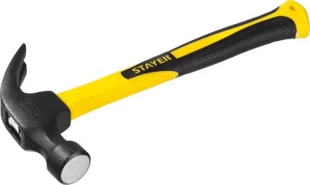 Молоток-гвоздодер &quot;Fiberglass&quot; с фиберглассовой рукояткой, 560 г, STAYER Professional 2026-560_z01 купить в Ханты-Мансийске