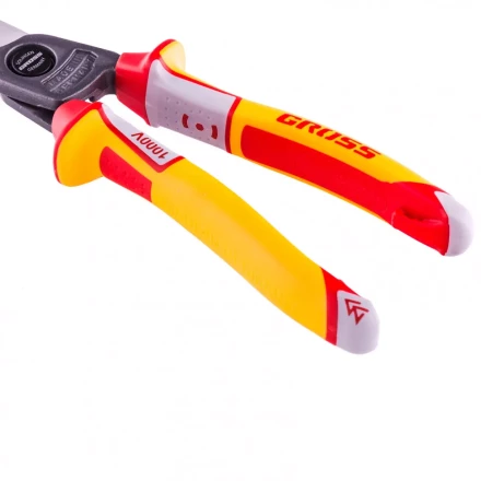 Кабелерез диэлектрические рукоятки до 1000 В трехкомпонентные рукоятки 210 мм Gross 17728 купить в Ханты-Мансийске