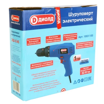 Электрический шуруповерт Диолд ЭШ-0,45 купить в Ханты-Мансийске