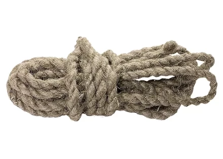 Веревка льнопеньковая D 12 мм L 10 м крученая Россия 94012 купить в Ханты-Мансийске