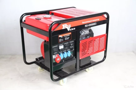 Генератор бензиновый RedVerg RD-G9500E3 на колесах купить в Ханты-Мансийске