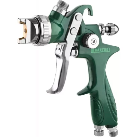 Краскопульт пневматический KRAFTOOL AirKraft, HVLP, с верхним бачком, 1,7мм 06522-1.7 купить в Ханты-Мансийске