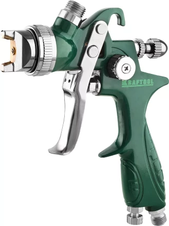 Краскопульт пневматический KRAFTOOL AirKraft, HVLP, с верхним бачком, 1,7мм 06522-1.7 купить в Ханты-Мансийске