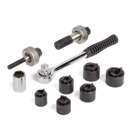 Комплект инструмента для пробивки отверстий в стальных листах КВТ ПРПО-60 (85440) купить в Ханты-Мансийске