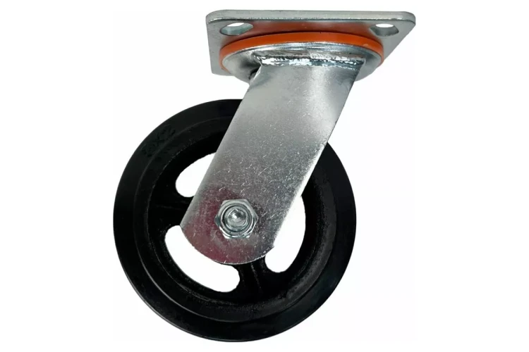 Аппаратное поворотное колесо большегрузное HITCH 152*50 резина черная SCd63 (SZ084997) купить в Ханты-Мансийске