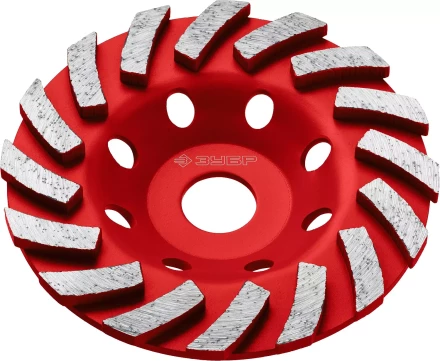 ЗУБР Турбо, d 125 мм, сегментная алмазная шлифовальная чашка (33378-125) купить в Ханты-Мансийске