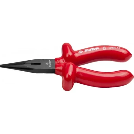 Тонкогубцы ЗУБР &quot;МАСТЕР&quot; &quot;ЭЛЕКТРИК&quot; диэлектрические, высоковольтные до ~1000В, 160мм 2214-3-16_z02 купить в Ханты-Мансийске