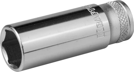 Торцовая головка KRAFTOOL "INDUSTRIE QUALITAT", удлиненная, Cr-V, FLANK, хромосатинированная, 1/4", 13 мм 27817-13_z01 купить в Ханты-Мансийске