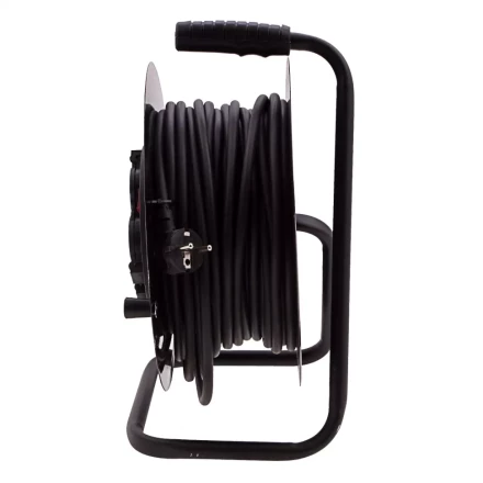 Удлинитель силовой 30 м, 16А, тип УХз16, КГ 3 x 1.5 мм, на стальной катушке, 4 розетки Сибртех 95876 купить в Ханты-Мансийске