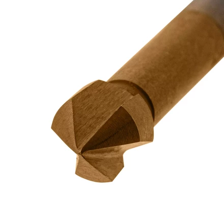 Зенковка конусная под М4, HSS, по металлу, цилиндрический хвостовик Denzel 72302 купить в Ханты-Мансийске