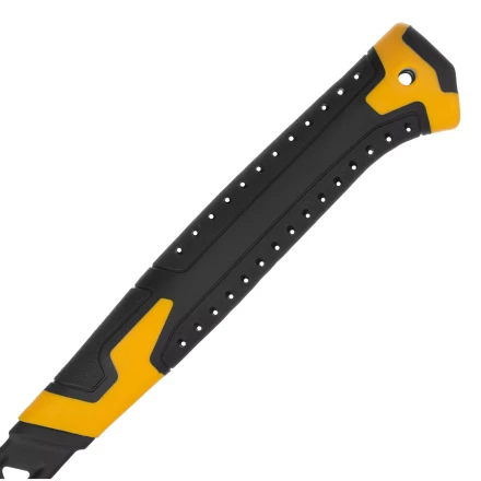 Молоток-гвоздодёр Denzel 10466, 450 г, цельнокованый,боек с магнитом, двухкомп. обрезин. рук-ка купить в Ханты-Мансийске