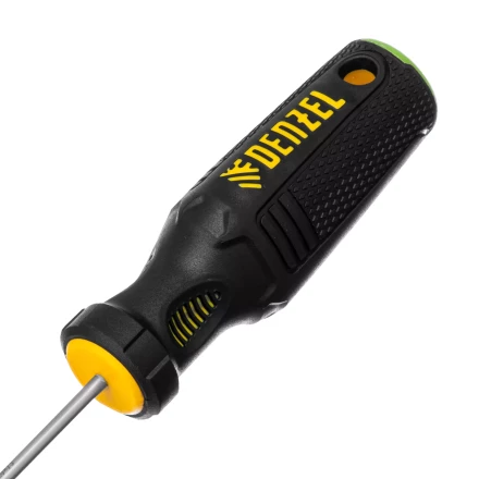 Отвертка, PZ0x75 мм, S2, 3к рукоятка Denzel 122037 купить в Ханты-Мансийске