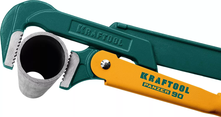 Ключ трубный с прямыми губками KRAFTOOL PANZER-90 2734-05 купить в Ханты-Мансийске