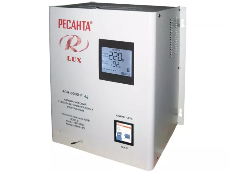 Стабилизатор АСН-8000 Н/1-Ц Ресанта Lux купить в Ханты-Мансийске